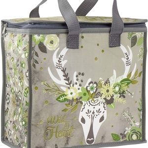Cooler Bag Flexible Deer Flower Design